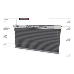 Motorized Honeycomb Blinds / Day & Night HoneycombBlinds / Up-Down Honeycomb Blinds System